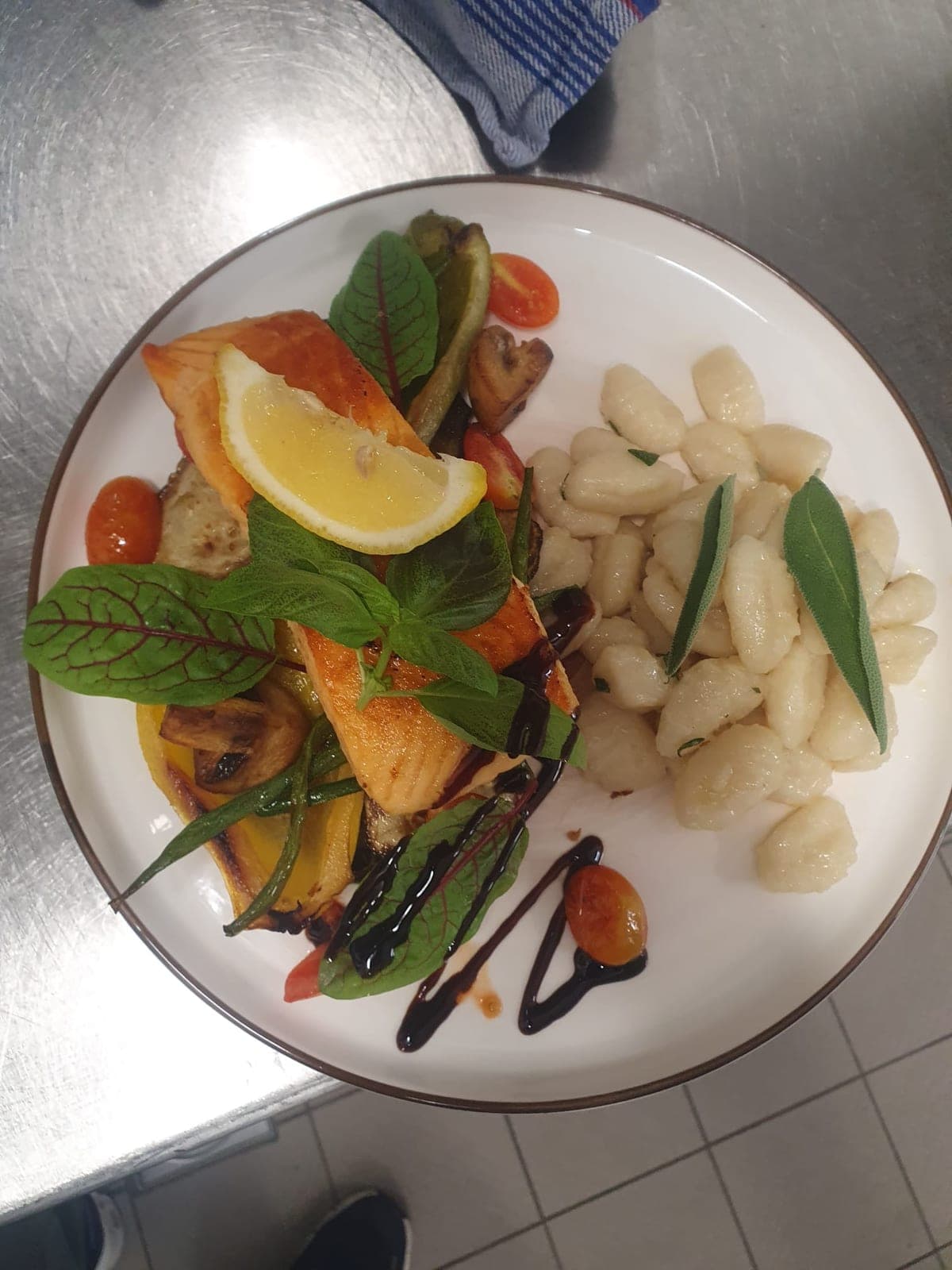 Fischfilet mit Gnocchi